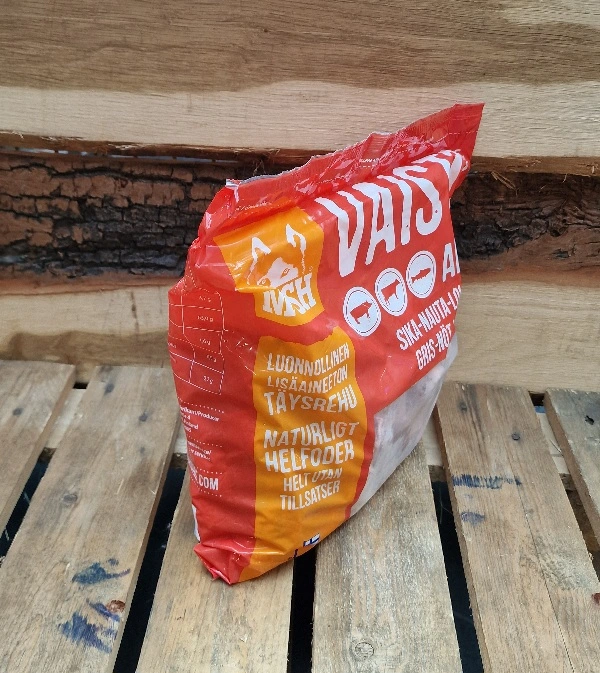 MUSH Vaisto Gris Okse Laks XL Rød 3 kg - Naturligt BARF hund