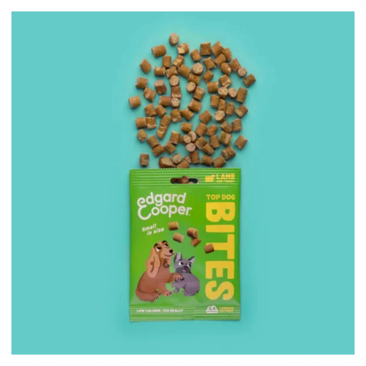 Edgard & Cooper Top Dog Bites Small lam og kalkun 50 g