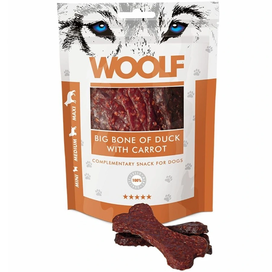 Woolf Hundesnack Big Bone med And og Gulerod