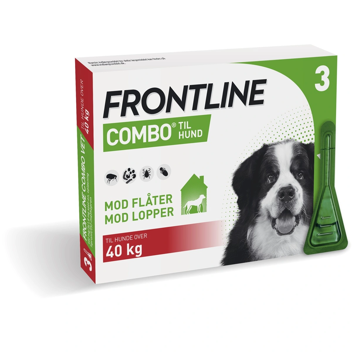 Frontline Combo 3 x 4,02 ml til hund 40-60 kg