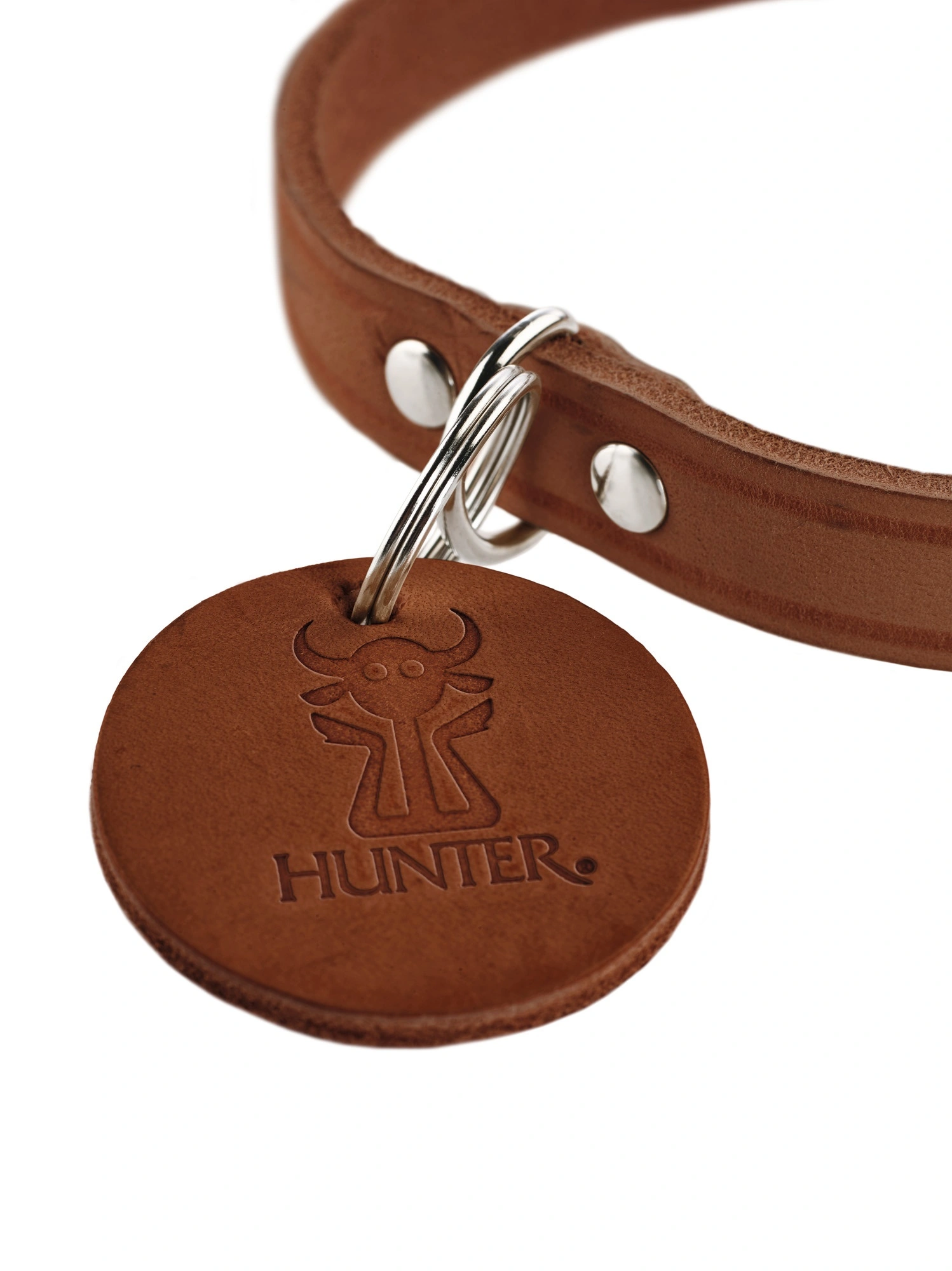 Hunter Aalborg Sport Cognac 42 hundehalsbånd - 32-38 cm
