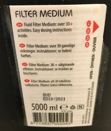 Easy Life Filter Medium Akvariestarter 5000 ml