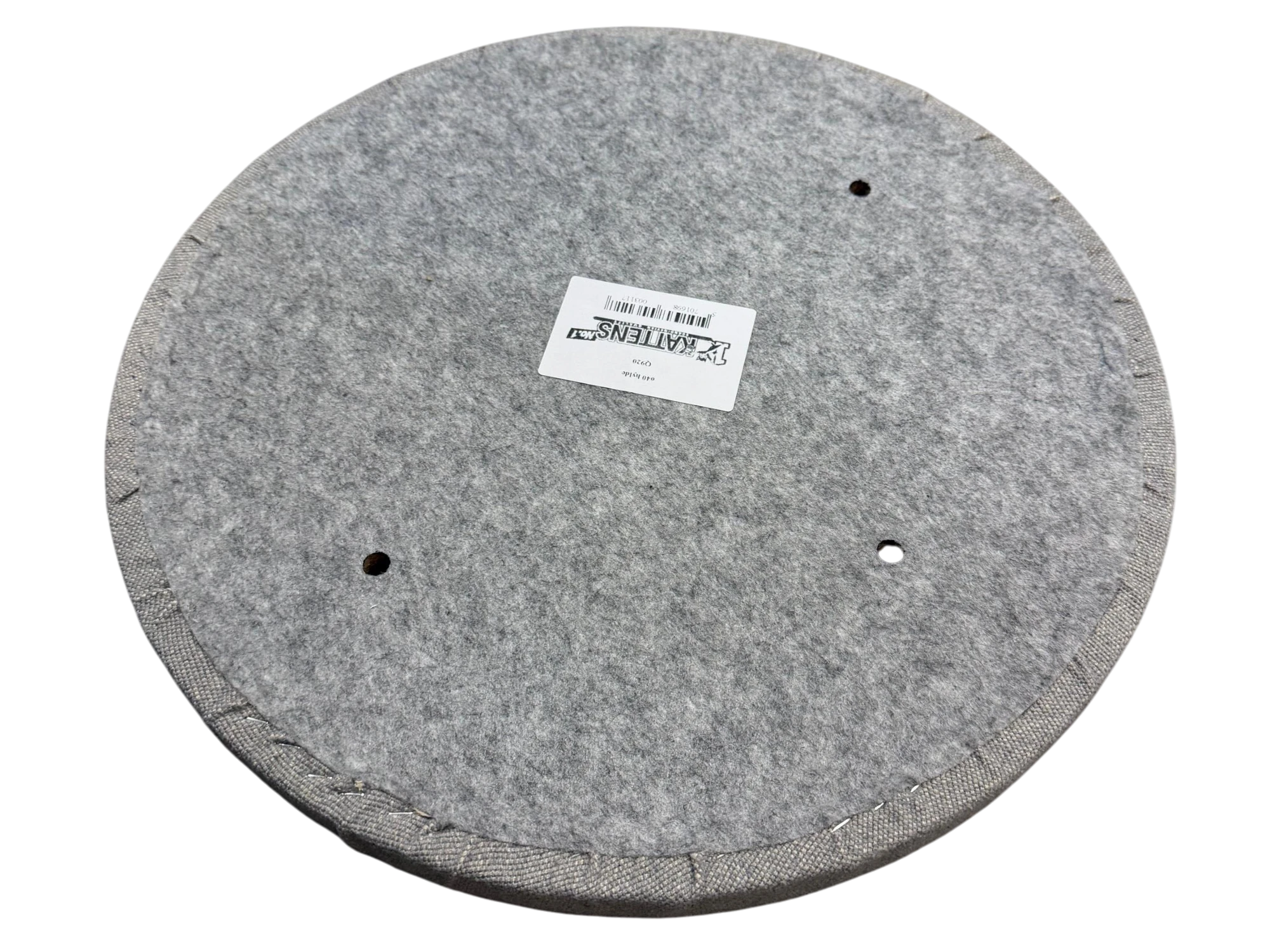 Kattens no 1 Hylde plys 1 side Ø 40 cm Grå Q