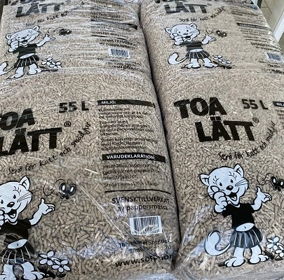 TOA-LÄTT Kattestrø - Kattegrus 55 liter