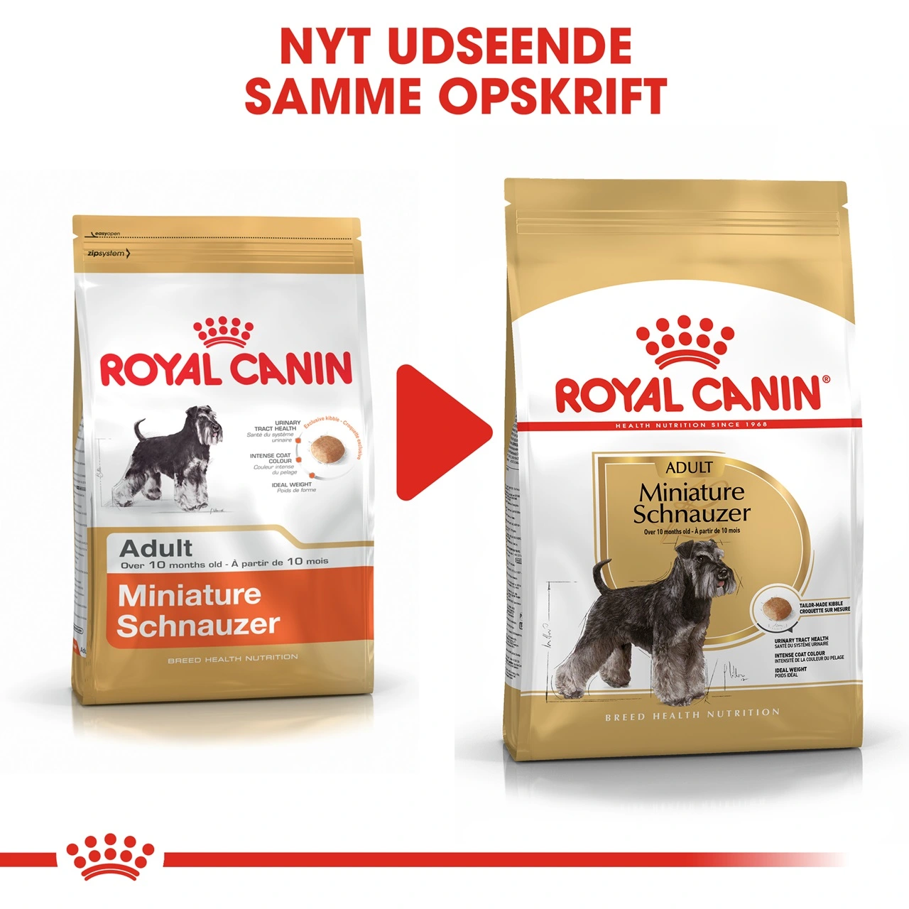 Royal Canin Miniature Schnauzer Adult 7,5 kg - tørfoder til voksne hunde