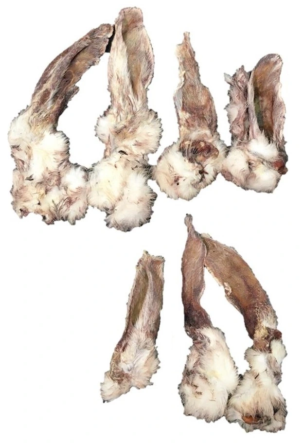 Snackit Kaninører med pels 100 g - Naturlige hundesnacks