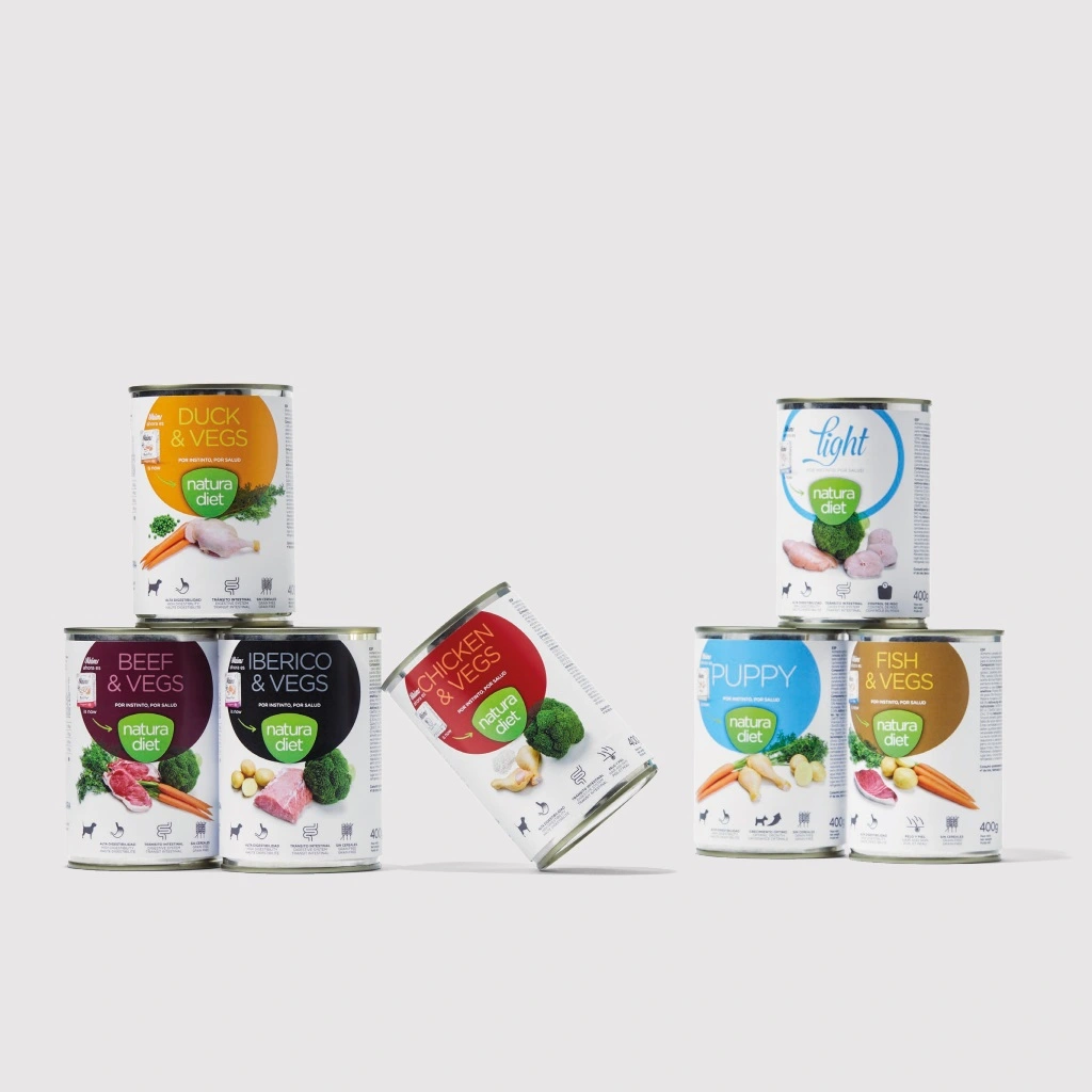 Natura Diet Adult Hund Bøf Vådfoder 400 g - naturligt hundefoder