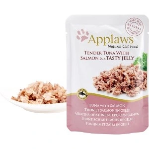 Applaws Kattevådmad Tun og laks 70 g jelly (pouch)