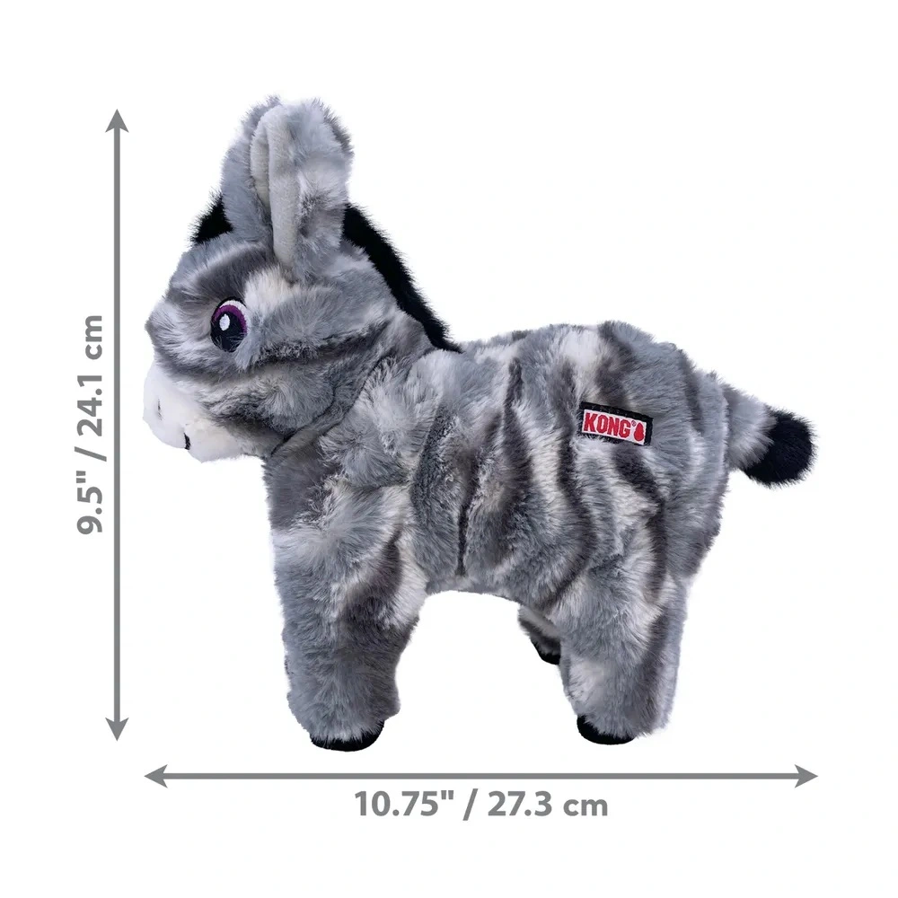 Kong Low Stuff Stripes Donkey 25x27x8,5 cm - æsel bamse til hunde