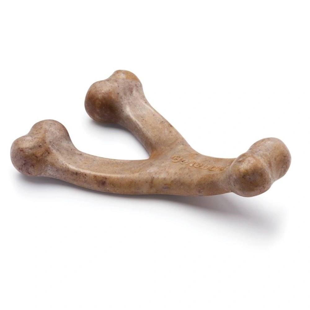 Benebone Puppy Wishbone Bacon M - hvalpe tyggeben med bacon