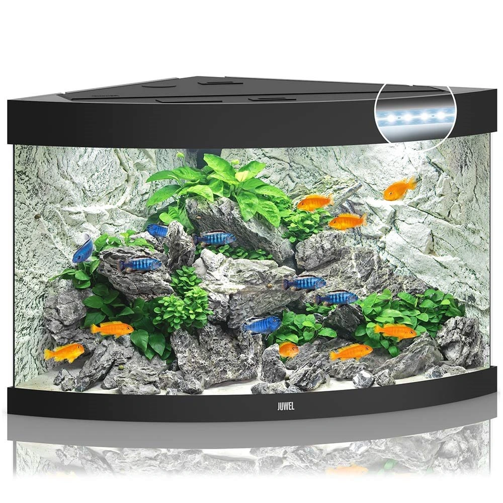 Juwel Trigon 190 LED Sort Aquarium