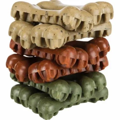 Denta Fun Veggie Tyggeknogle med tang 8,5 cm (vegetabilsk) - 100 % vegansk hundesnack