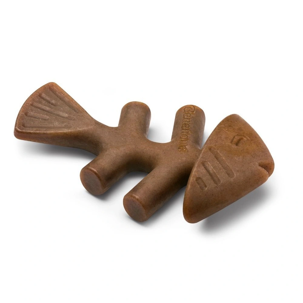 Benebone Fishbone Stor 21 cm - tyggeben med laksesmag