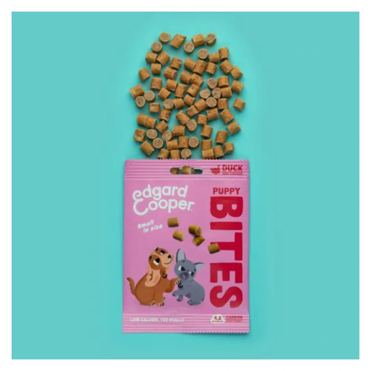 Edgard & Cooper Puppy Bites and og kylling 50 g - bløde træningsgodbidder