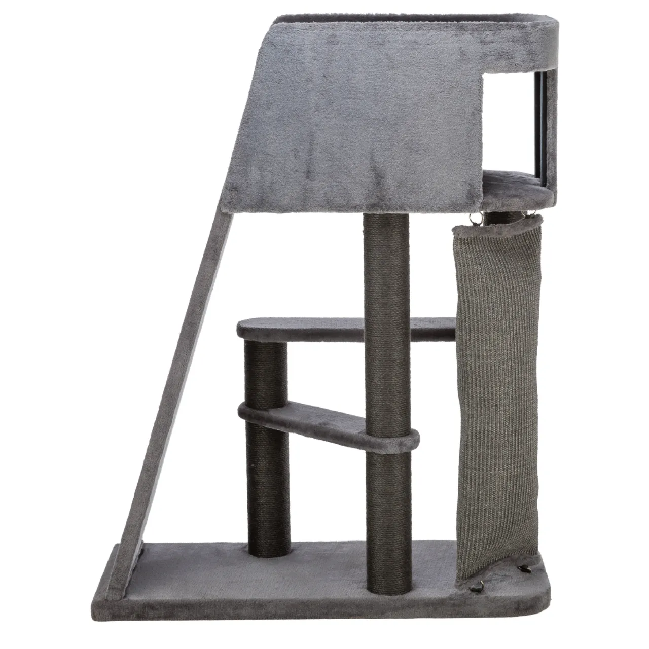 Trixie Kradsetræ Kattetårn Active med klatrerampe 122 cm