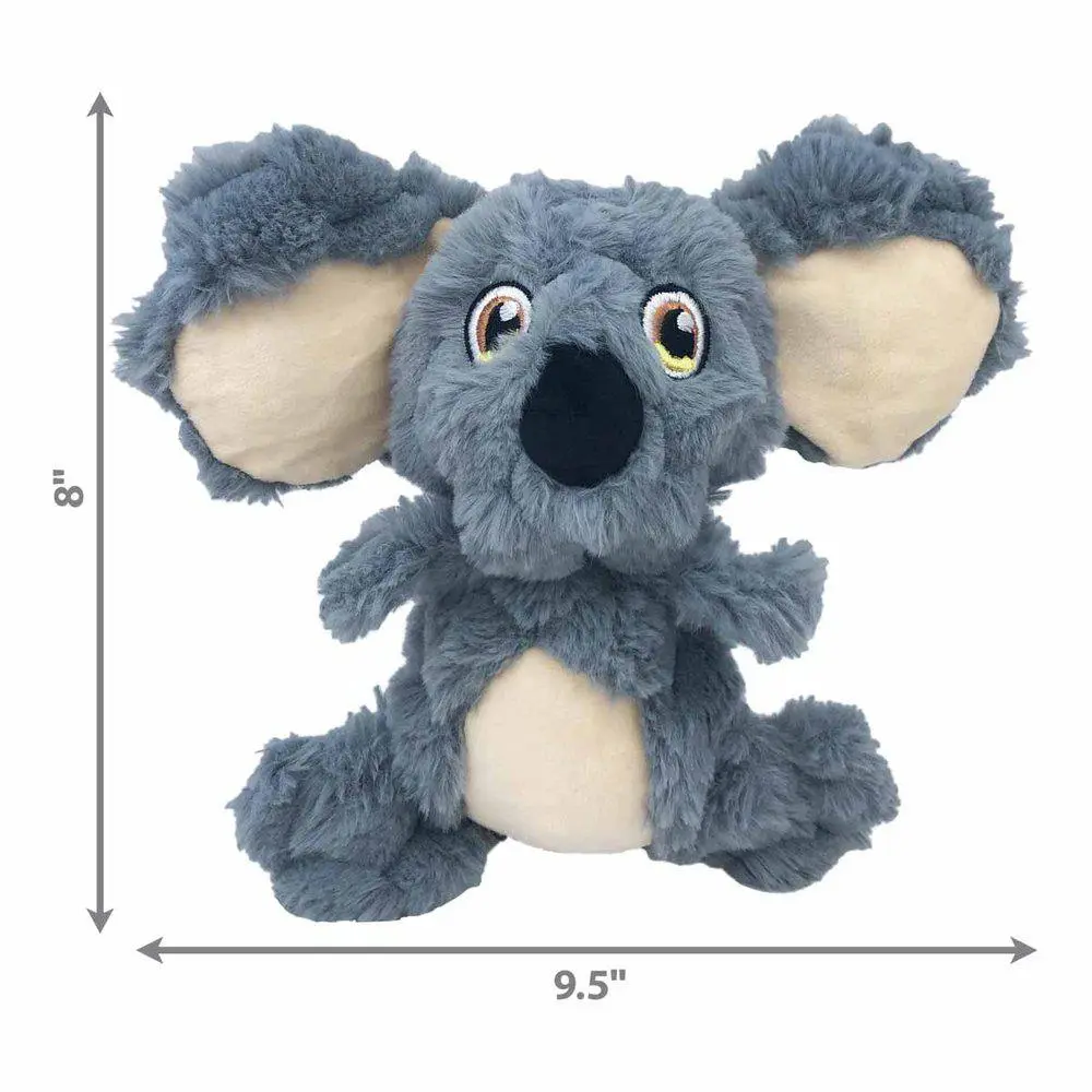 KONG Scrumplez Koala M - blød koalabamse med sjove pibelyde