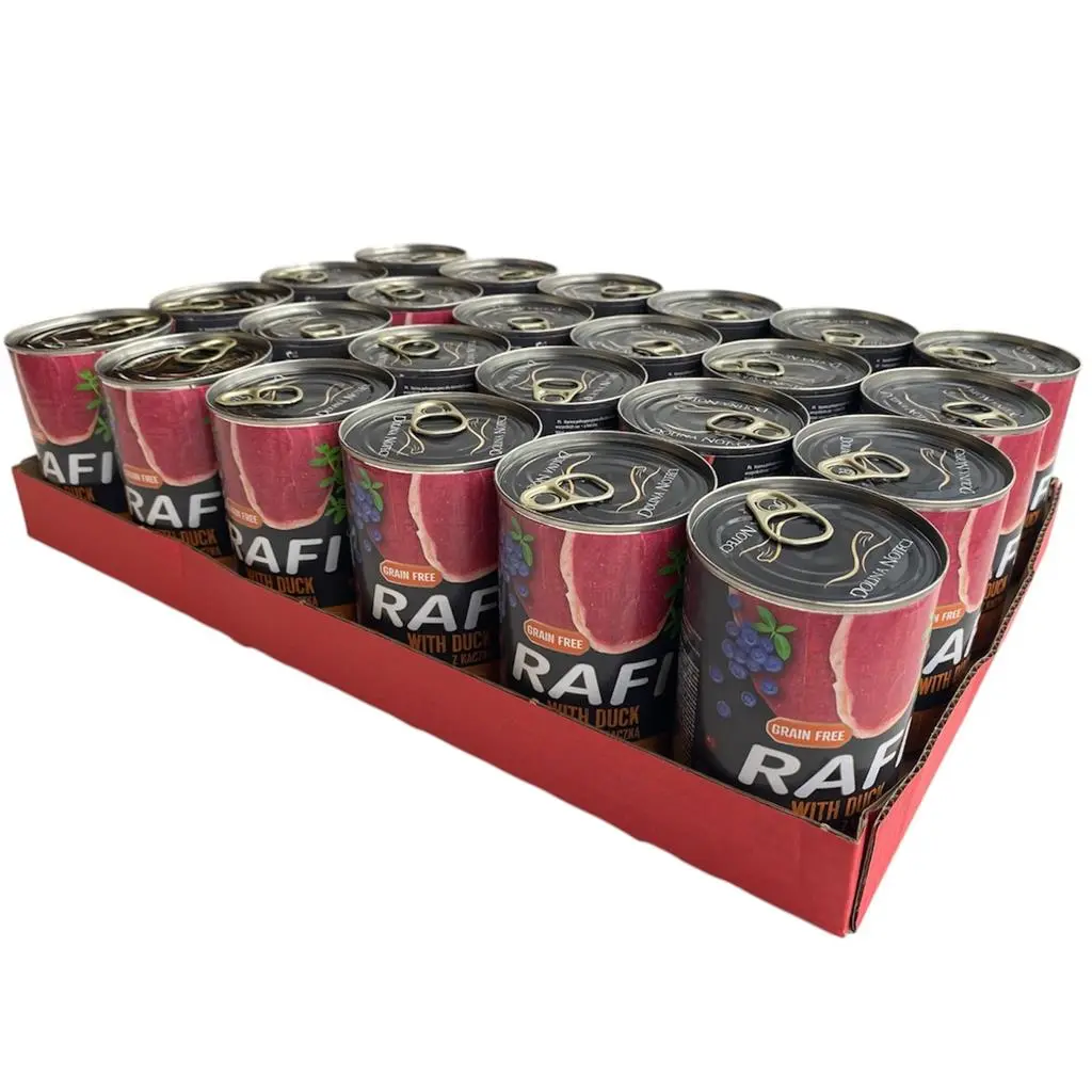 RAFI vådfoder and med blåbær og tranebær 400 g