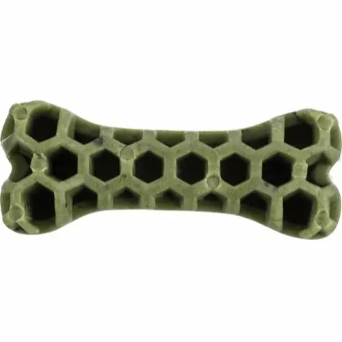 Denta Fun Veggie Tyggeknogle med tang 12 cm (vegetabilsk) - sunde kornfri hundesnacks