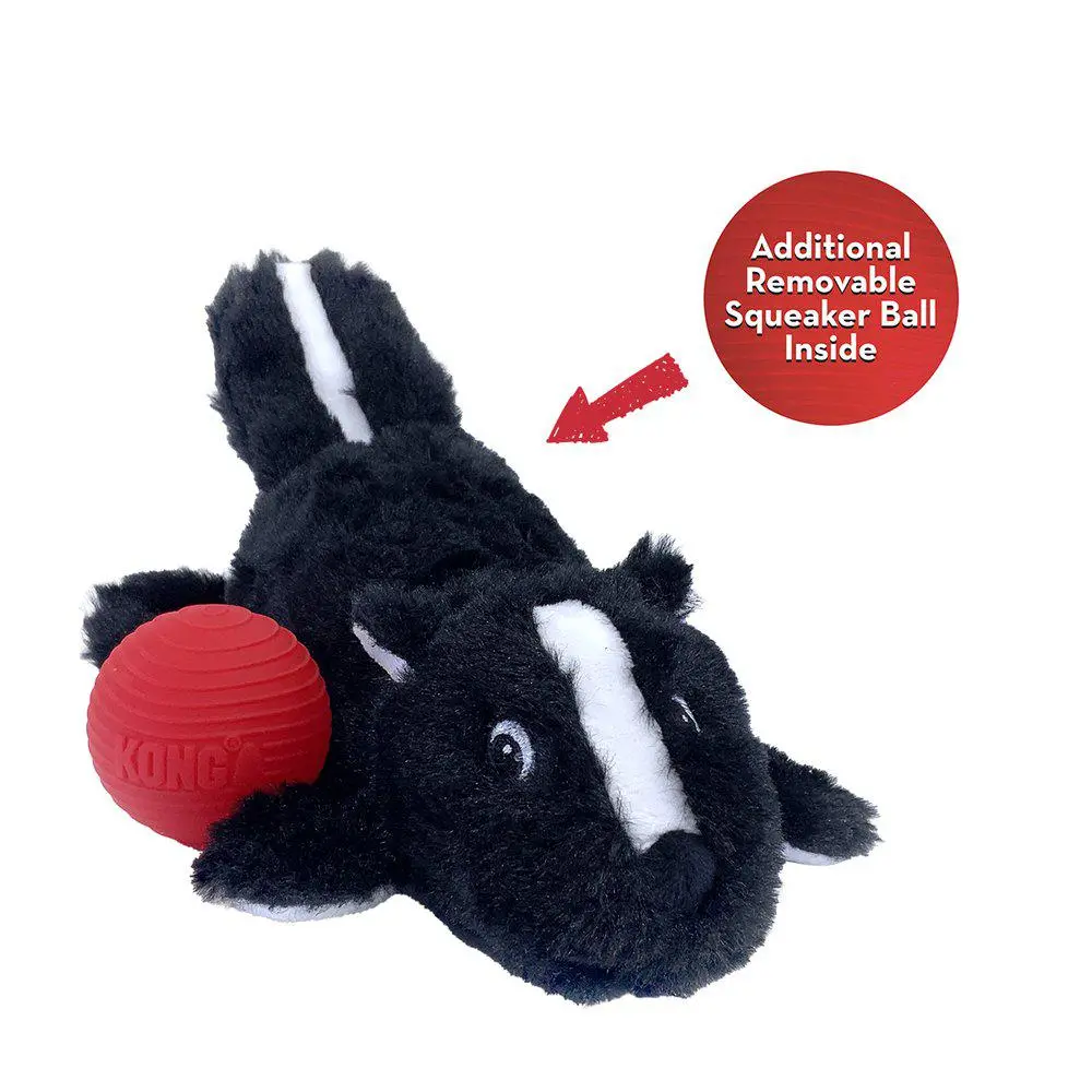 Kong Cozie Pocketz Skunk S 29x14x6 cm - skunk bamse til hunde