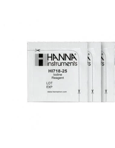 Hanna Reagents for Iodine Ferskvand HI718-25 0.0 to 12.50 mg/l - 25 stk