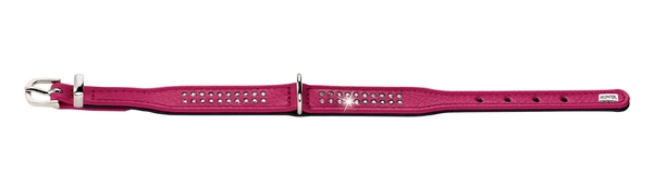 Hunter Halsbånd Diamond Petit 42 Pink - 35-39 cm