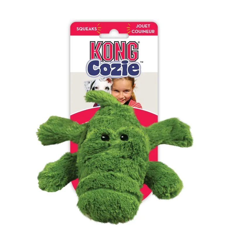 KONG Cozie Ali Alligator XL - ekstra stor bamse til hunde