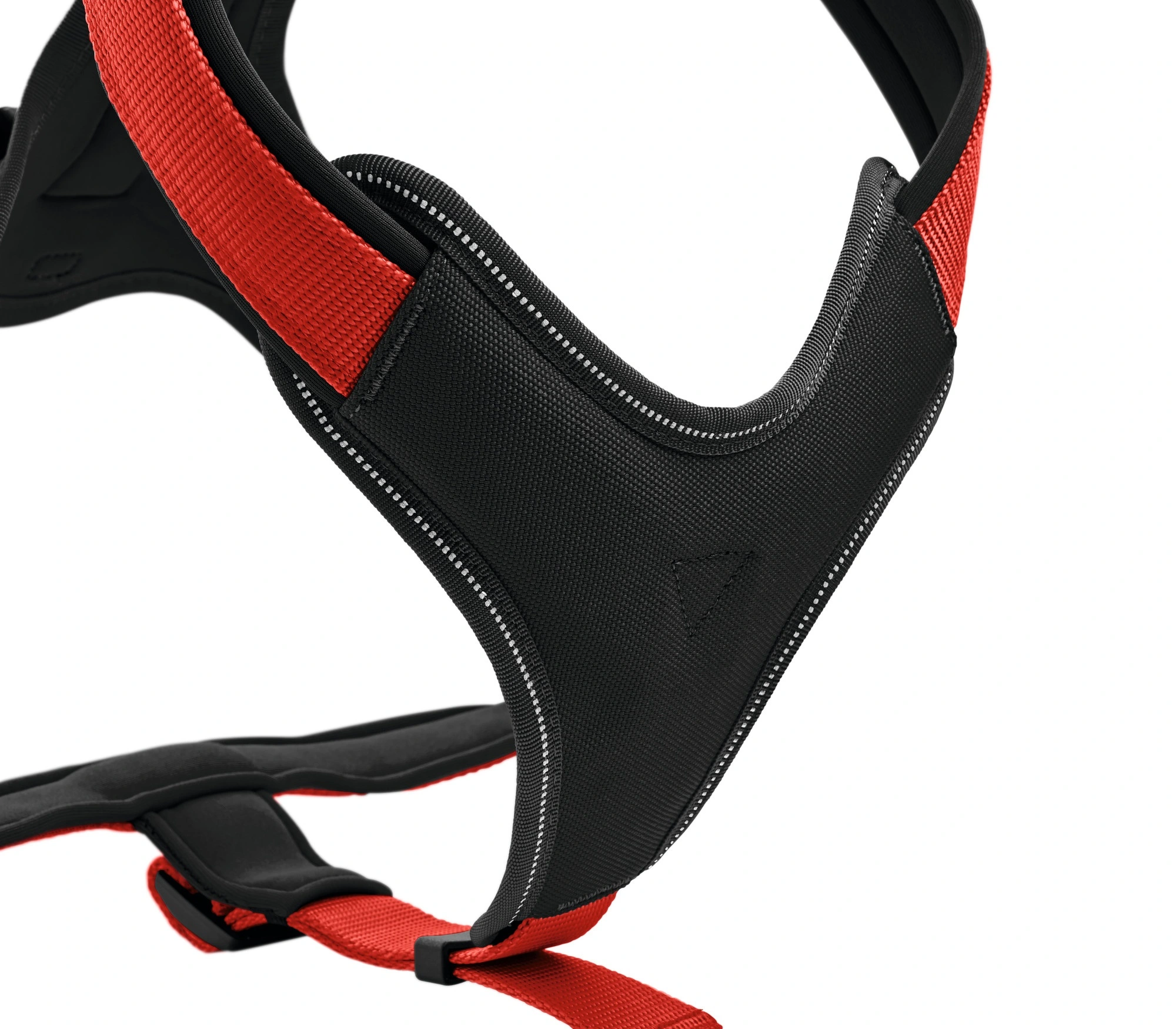 Hunter hundesele Neopren Rød XL længde 73-94 cm 2,5 cm - blød og stabil komfort