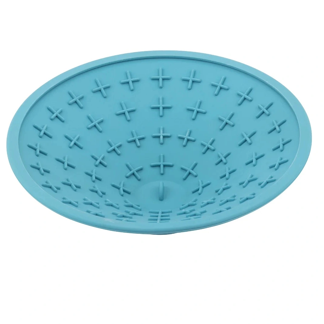 LickiMat Splash Turkis 20 x 6 cm - sugekop slikkeskål til hunde