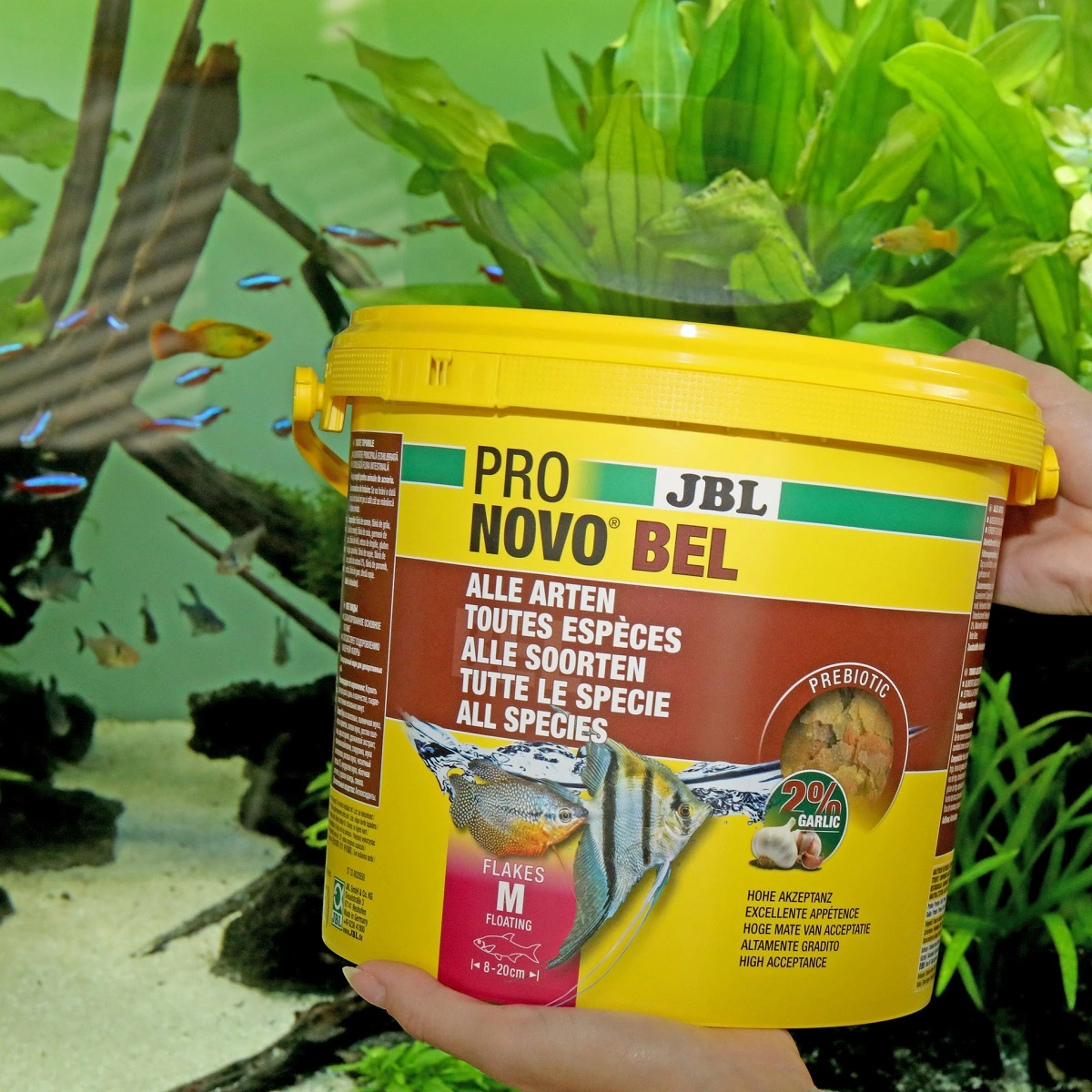 JBL ProNovo Bel fiskefoder 5,5 Liter Flagefoder
