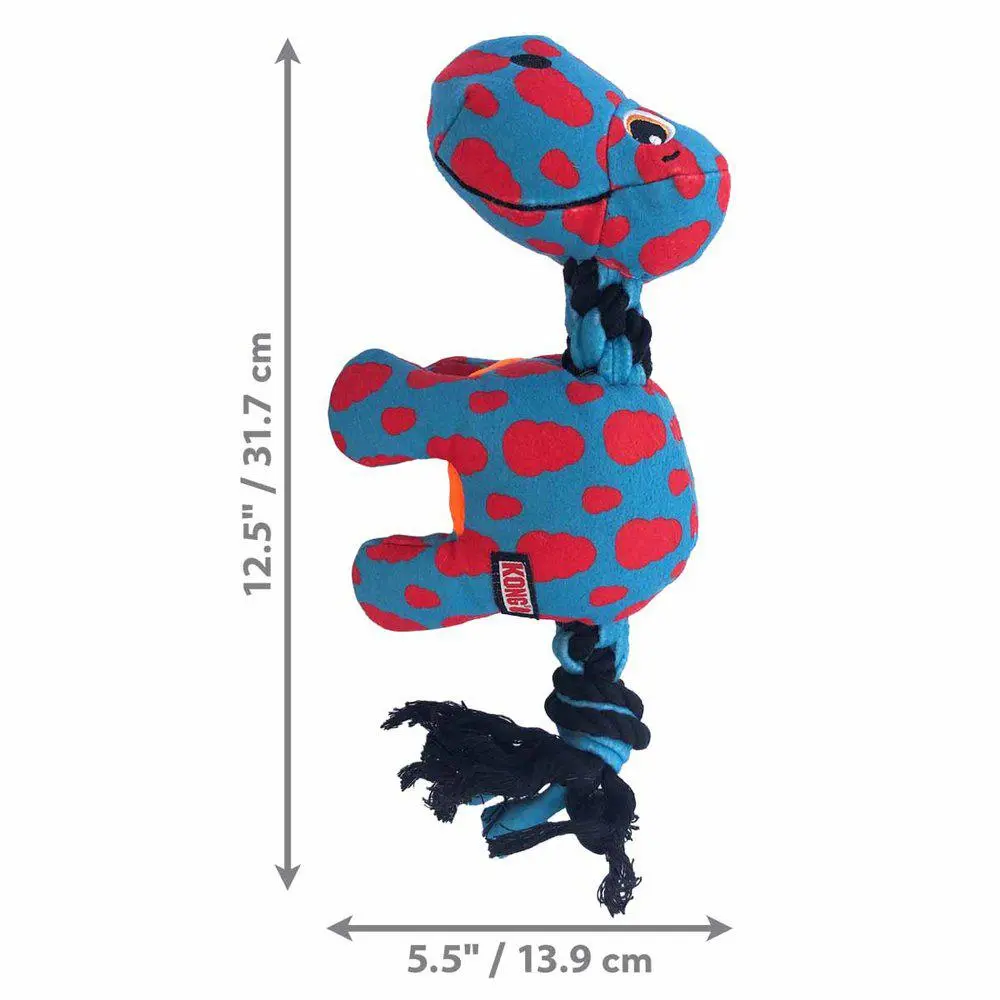 KONG Signature Dynos Mix M 32x14x10 cm - blødt hundelegetøj