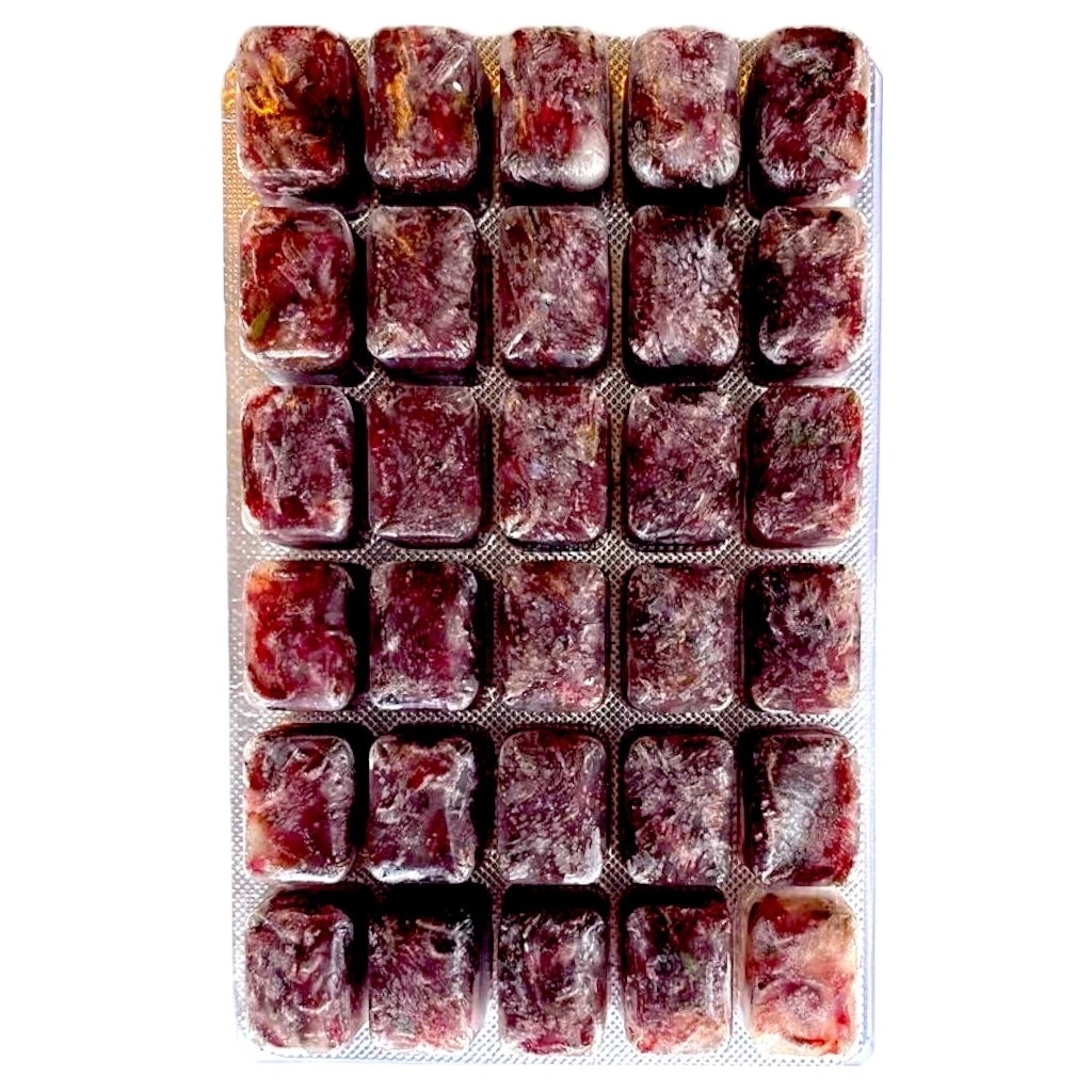 Frostfoder Røde Myggelarver Store 100 g