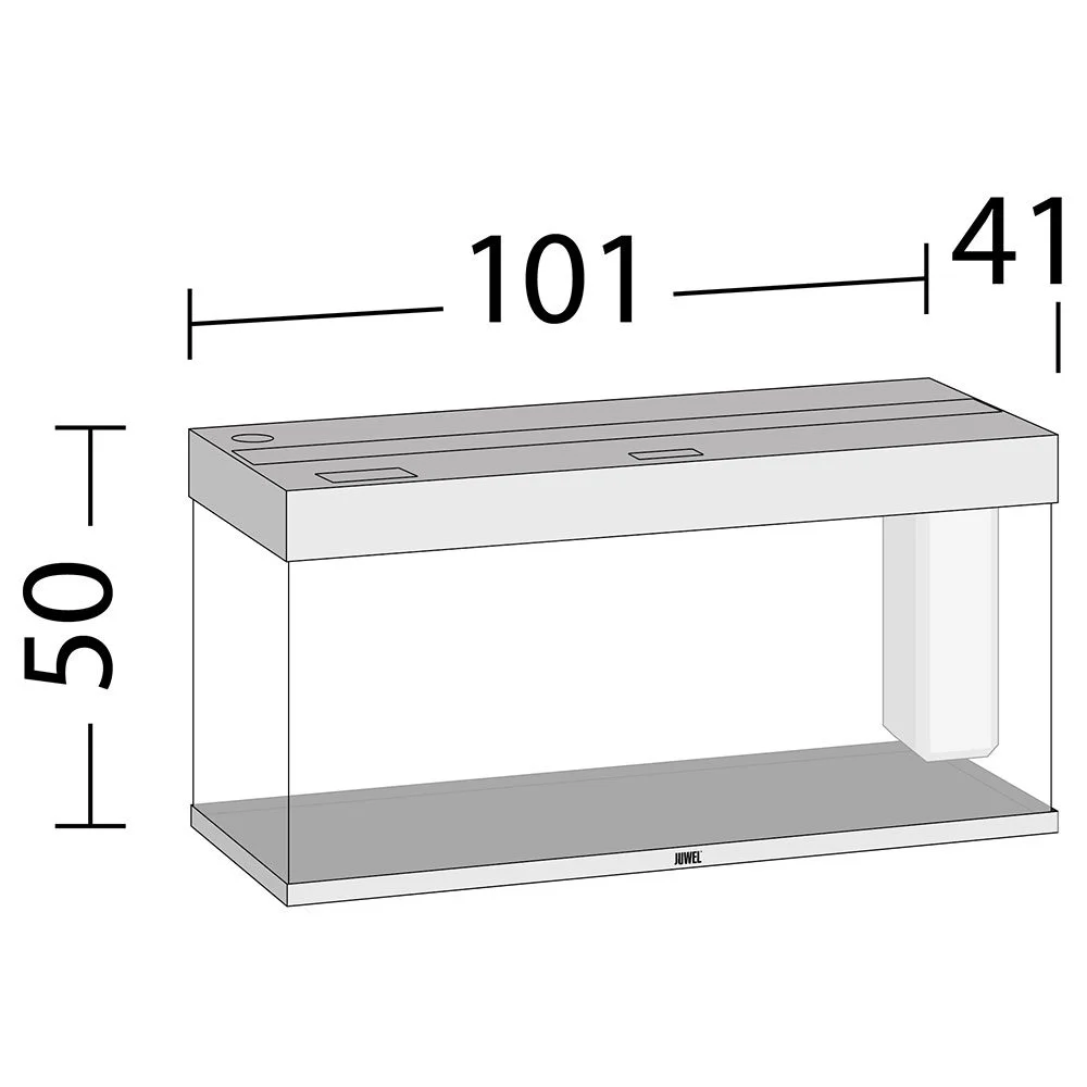 Juwel Akvarium Rio 180 L Eg 101x41x50 cm