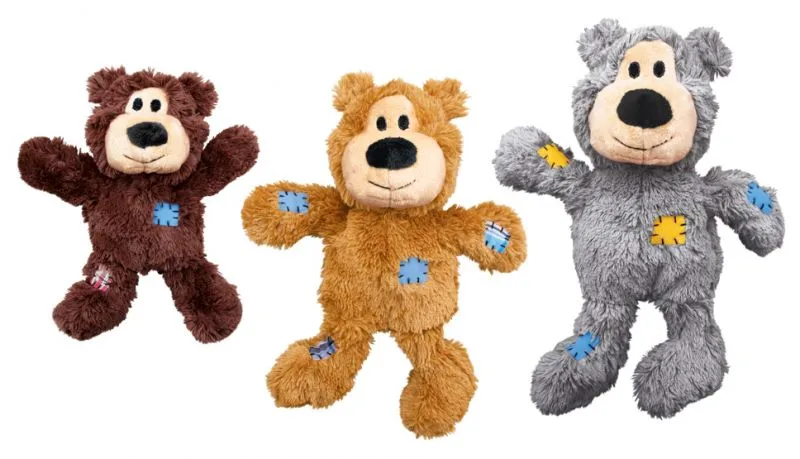 KONG Wild Knots Hundebamse Bjørn XS - lille bamse med reb