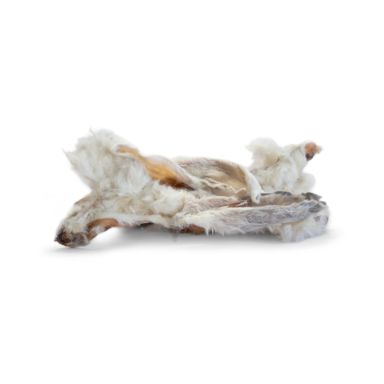 Snackit Kaninører med pels 1 kg - hele tørrede kaninører