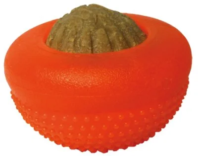 Starmark Bentoball Orange Small 6,5 cm - snackbold til små hunde