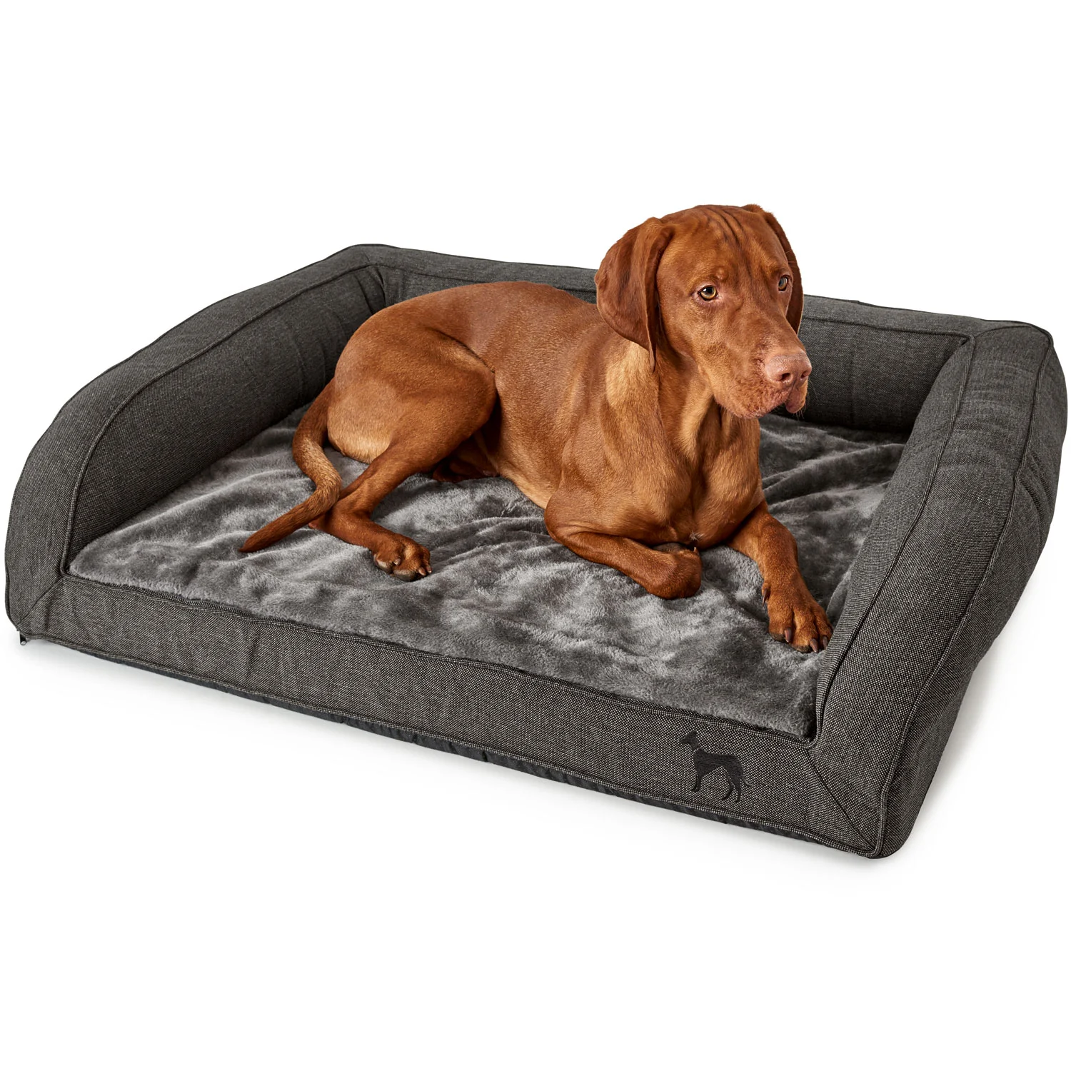 Hunter ortopædisk hundesofa Livingston Medium 80 x 60 cm Antracit