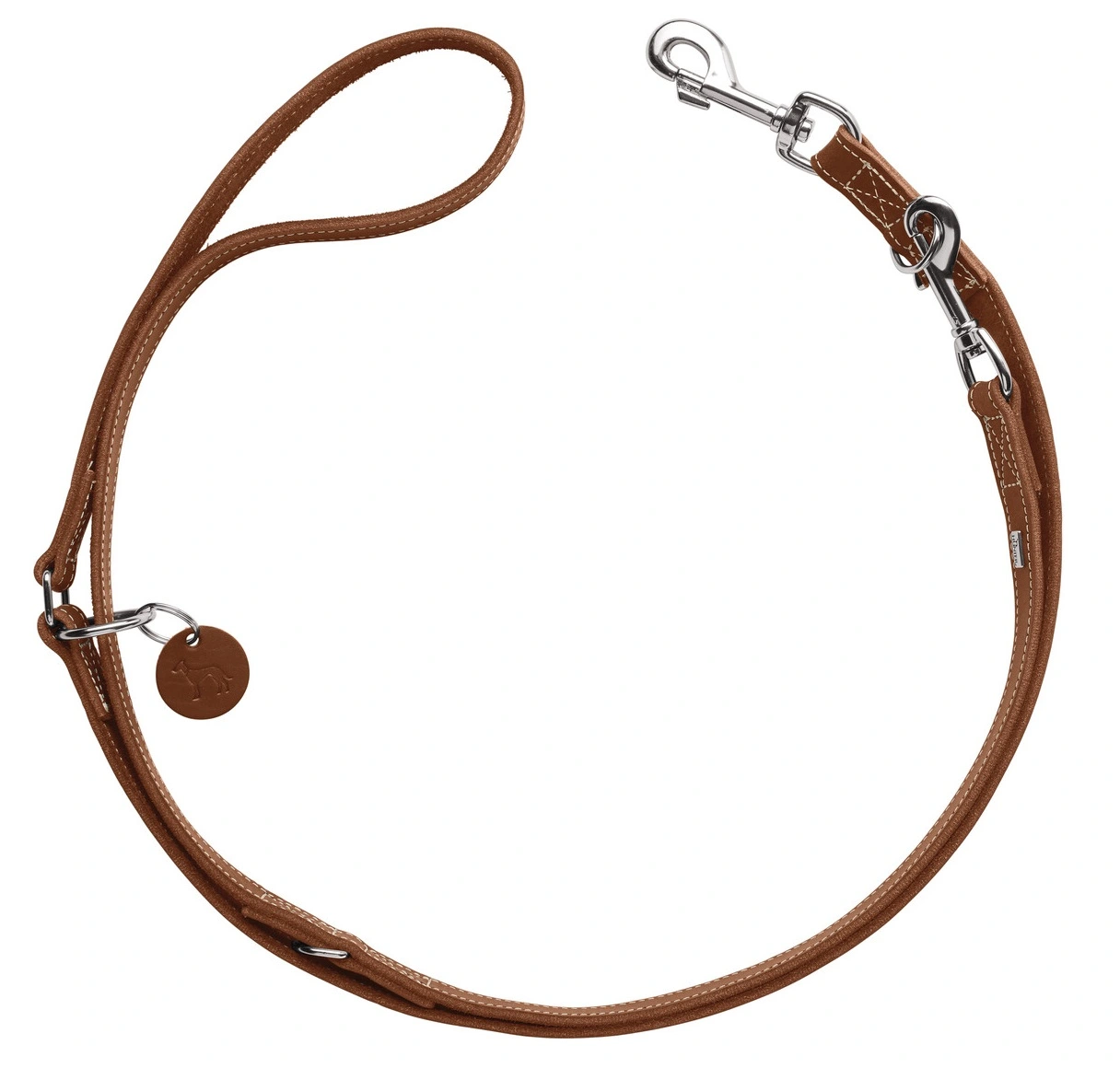 Hunter Aalborg læderline 20 mm Cognac Førerline