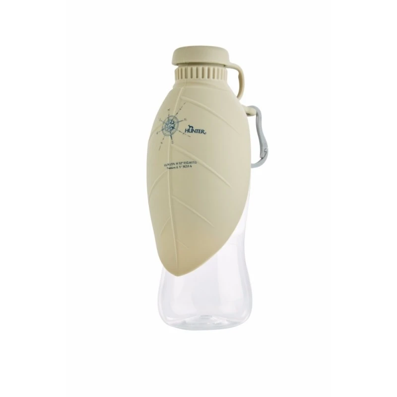 Hunter drikkeflaske med silikoneskål beige 550 ml