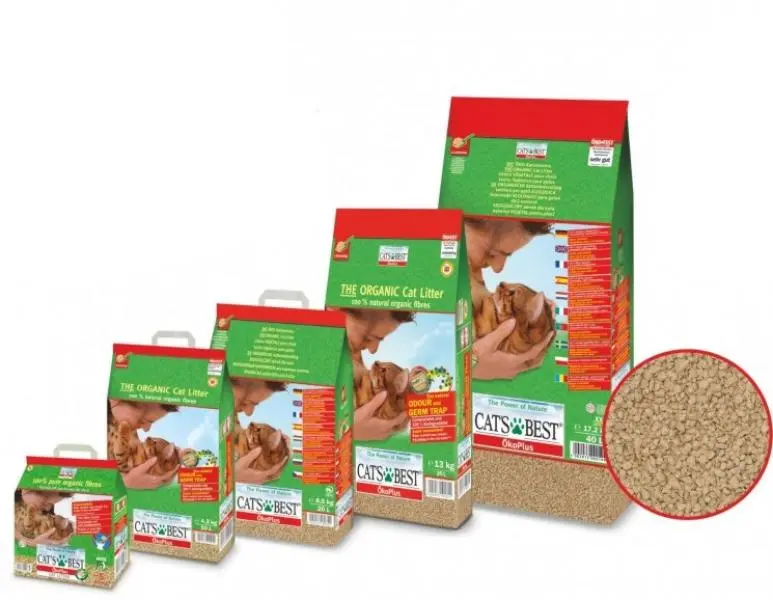 Cats Best Øko Plus klumpende Kattegrus 4,3 kg