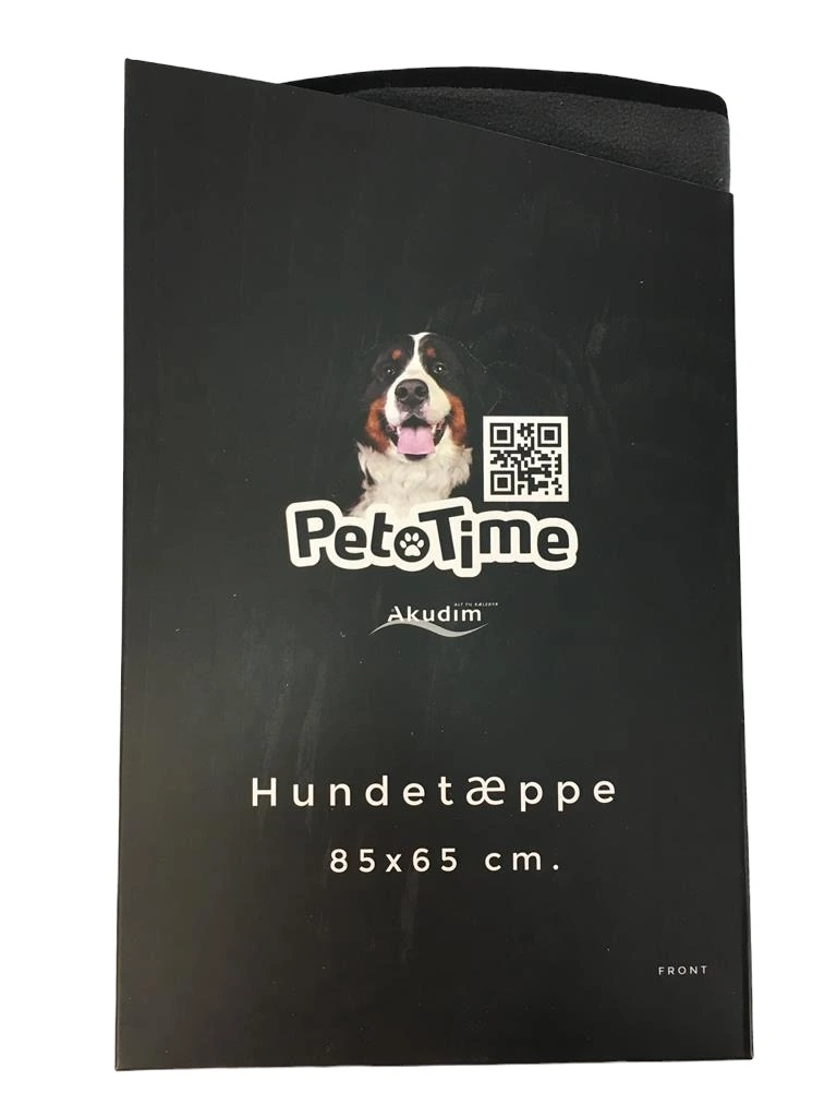 Hundetæppe behandlet med permetrin M 85 x 65 cm i koksgrå