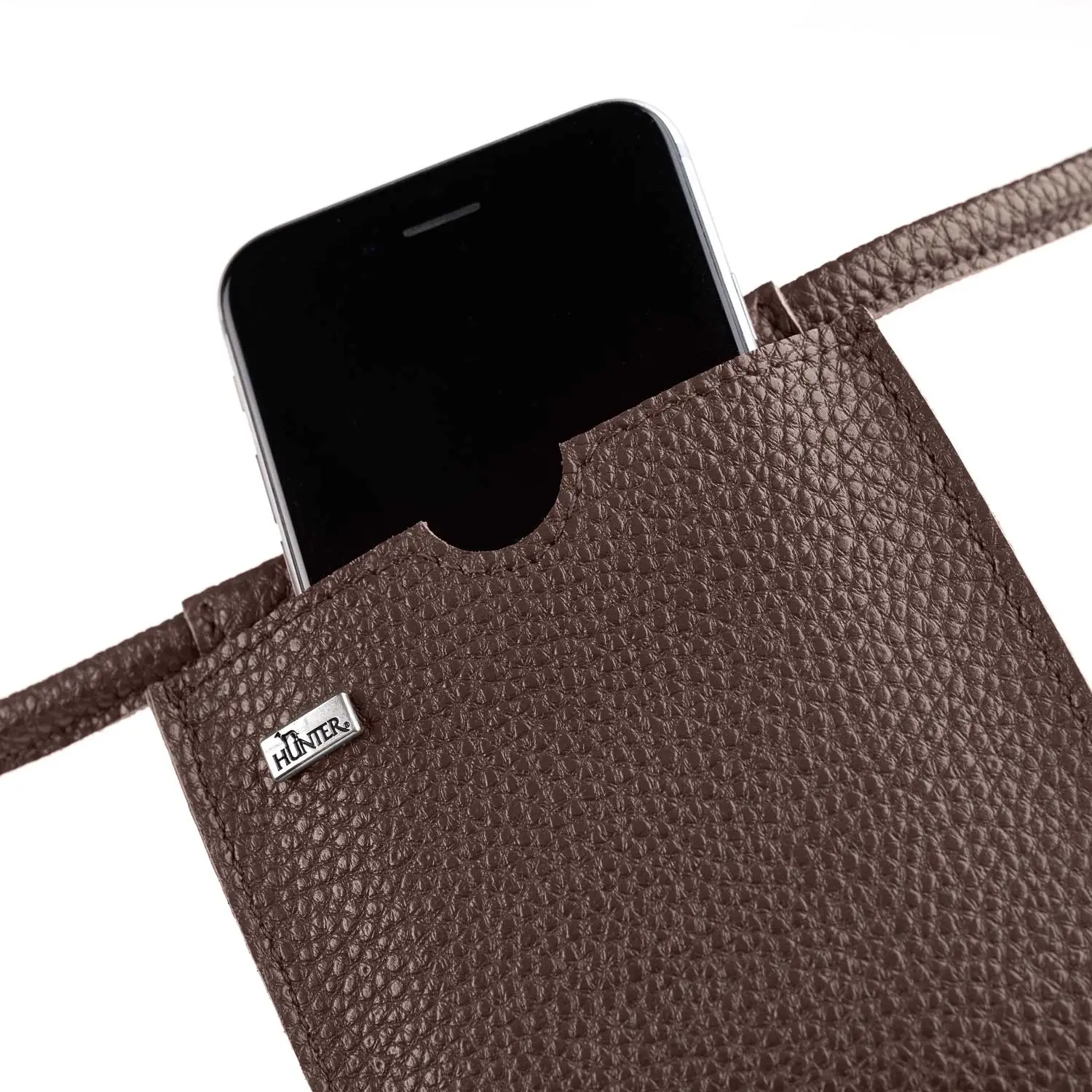 Hunter Pari Phone Pocket Brown