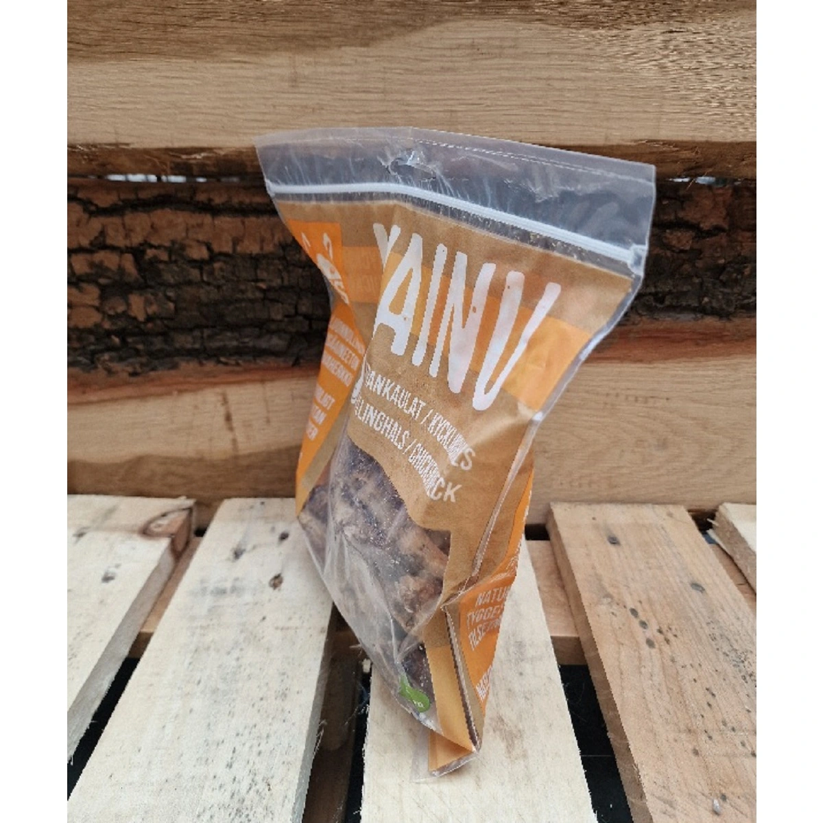 MUSH VAINU Hundesnack Kyllingehalse 220 g - naturlige tyggeben til hunde