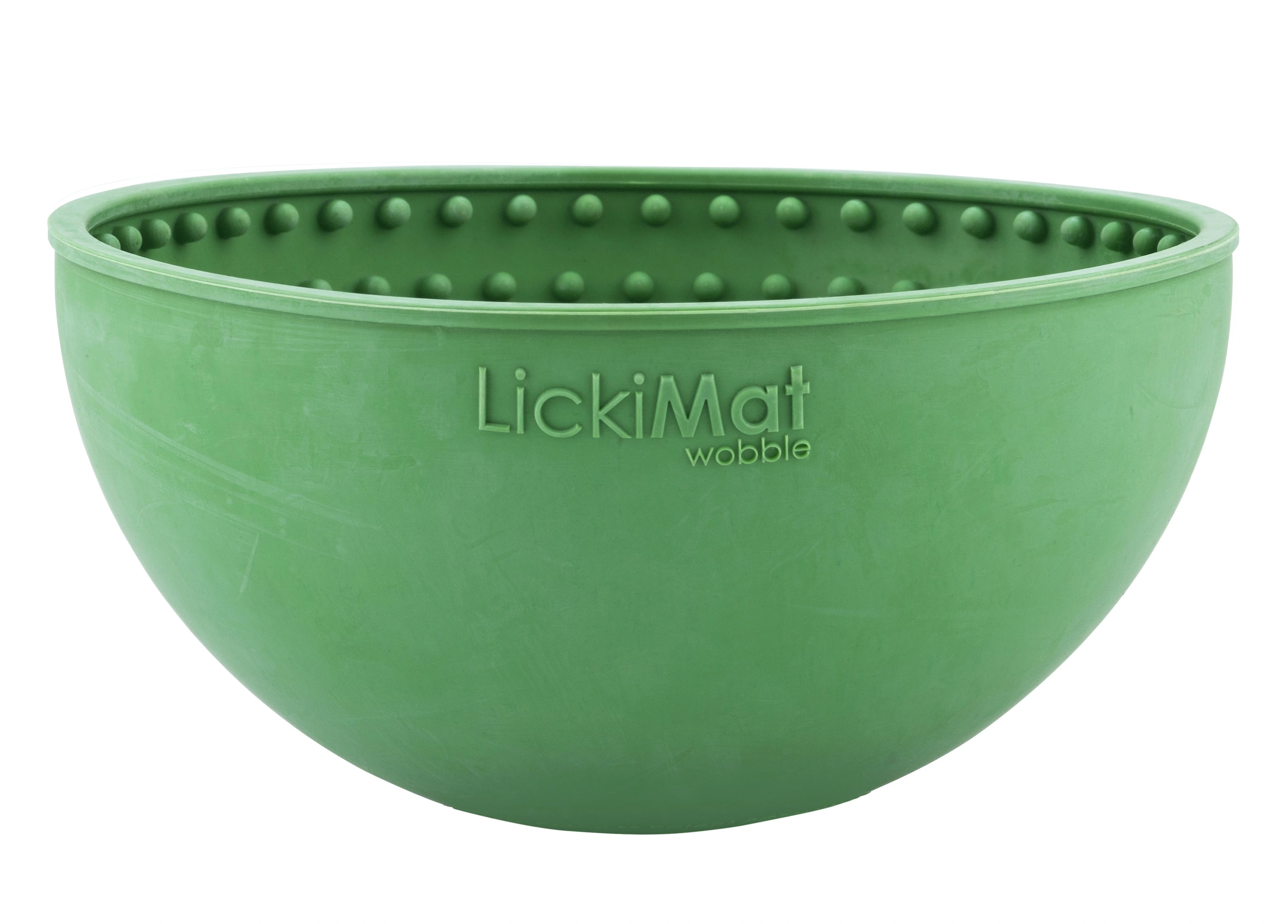 LickiMat Wobble Grøn Ø 18 x 8 cm - aktiveringsskål til hunde