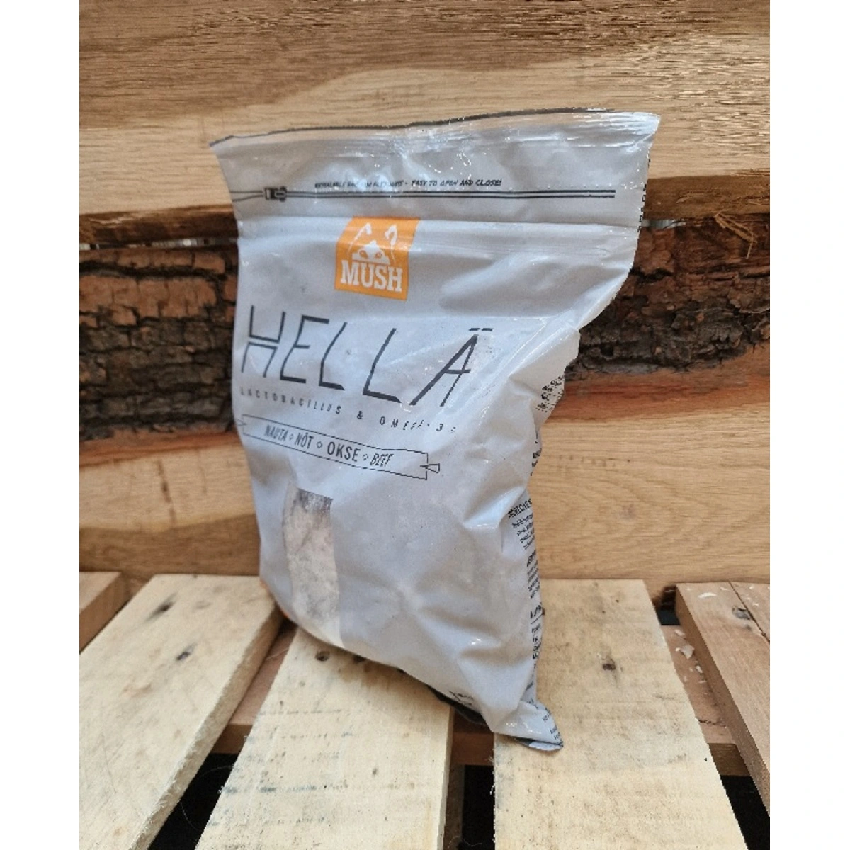 MUSH HELLÄ Okse 1 kg - Naturligt råfoder til din hund