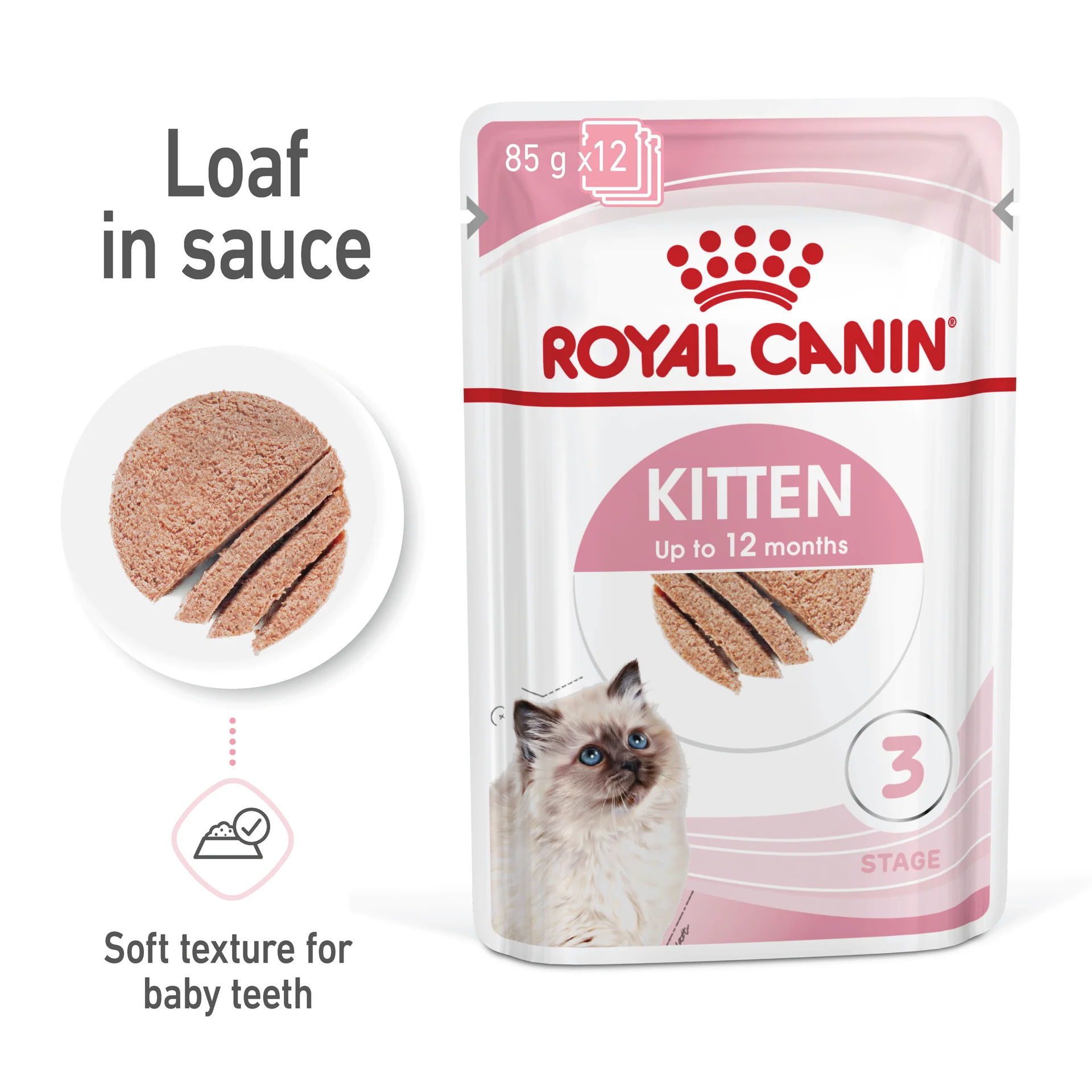 Royal Canin Kitten Loaf vådfoder 85 g