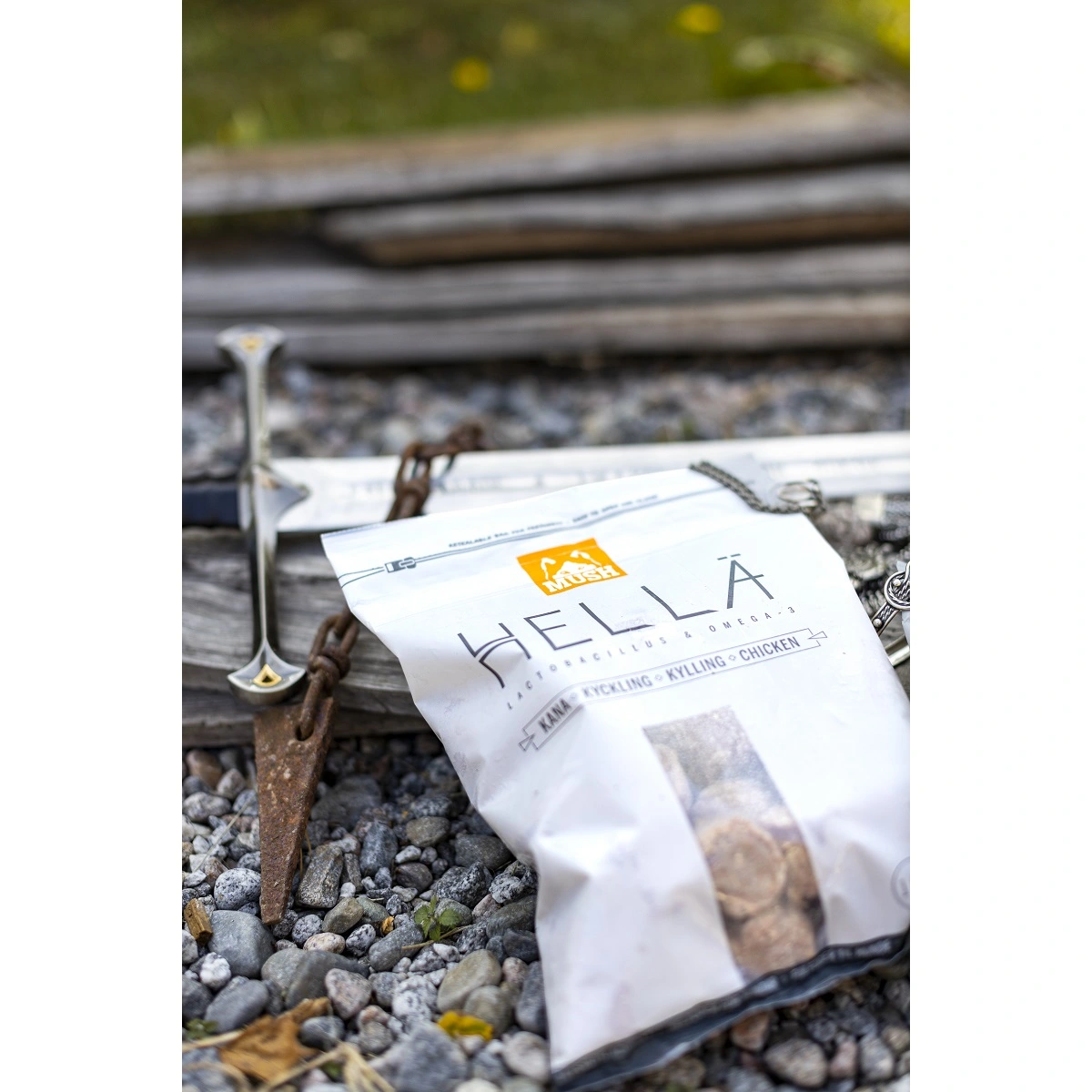 MUSH HELLÄ Kylling 1 kg - Naturligt råfoder til hunde