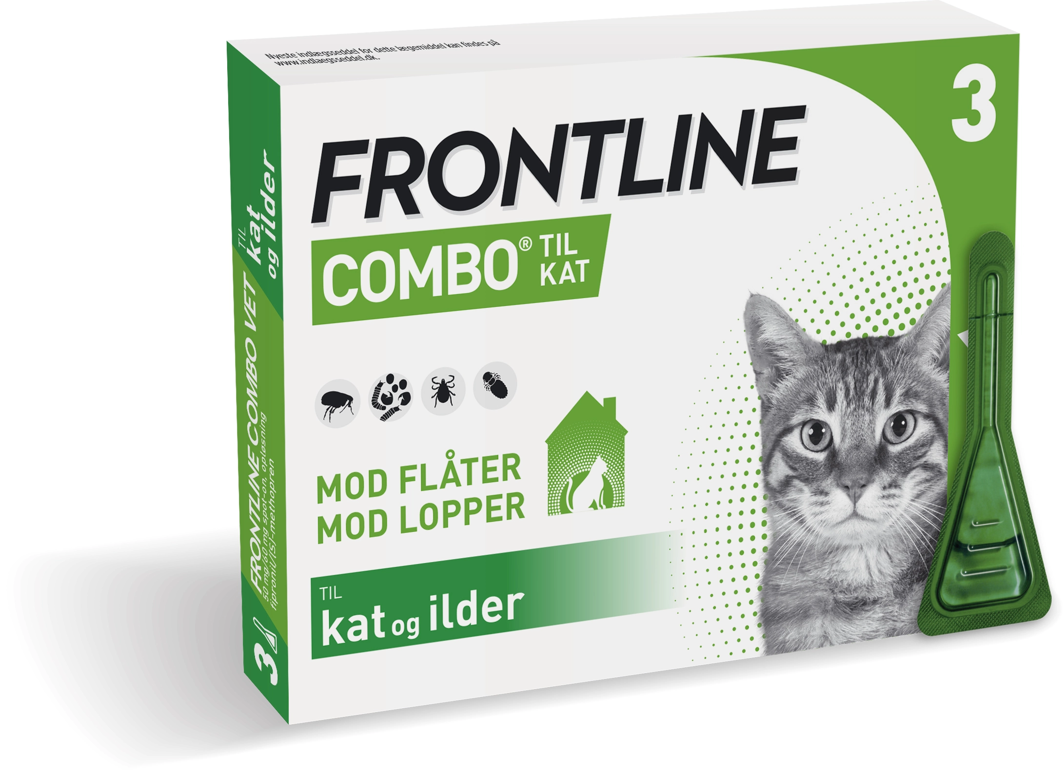 Frontline Combo 3 x 0,5 ml til kat og ilder