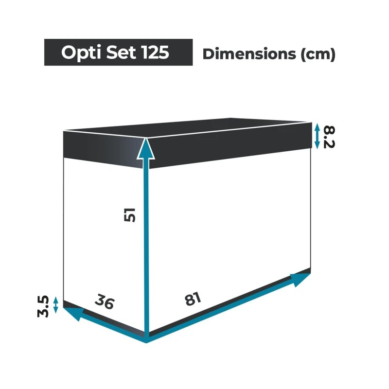 AquaEl Optiset 125 Sort
