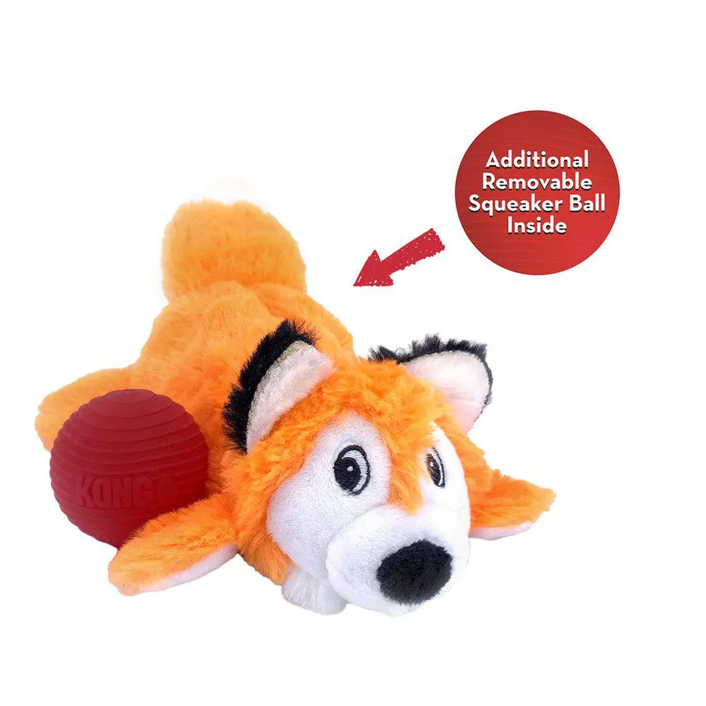 Kong Cozie Pocketz Fox M - sjov rævebamse til hunde
