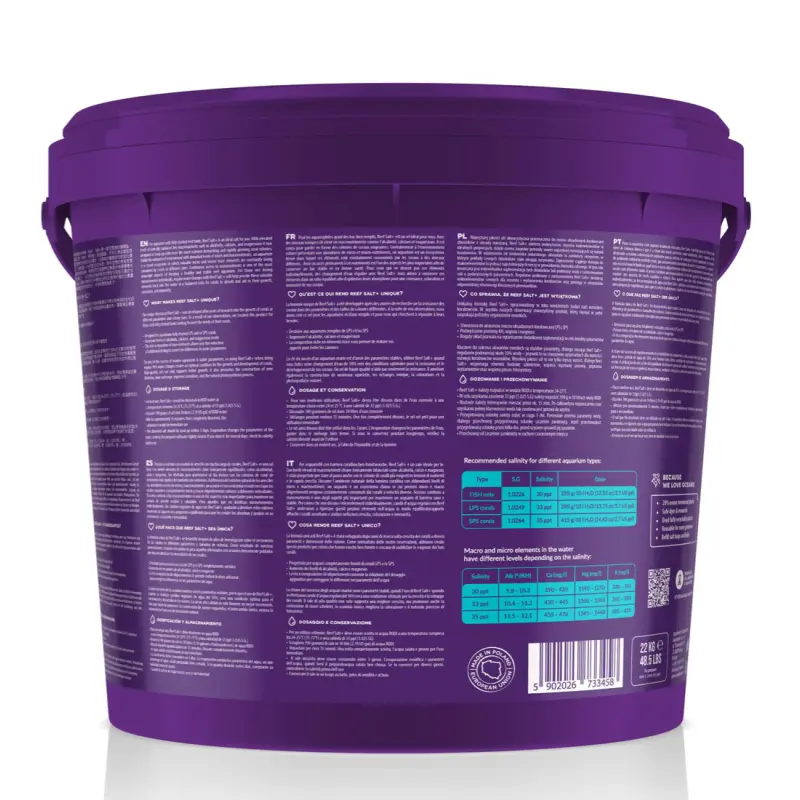 AquaForest Reef Salt Plus 22 kg Spand